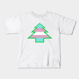 Transgender Pride: Christmas Tree Kids T-Shirt